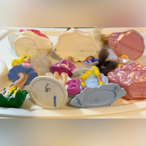 Vintage Mattel 1990’s McDonalds Barbie Happy Meal Kids Toys- Lot Of 7 - Picture 16 of 16